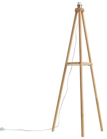 Lampă de podea scandinavă cu trepied din lemn - Lou