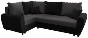 Colțar Fleur Plus (Negru + Gri) (S). 1057102