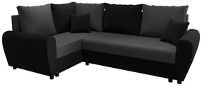 Colțar Fleur Plus (Negru + Gri) (S). 1057102