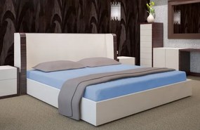 Cearsaf de pat albastru Lăţime: 180 cm | Lungime: 200 cm
