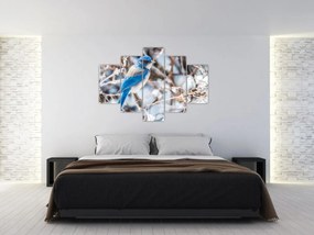 Tablou - Pasare de iarnă (150x105 cm)