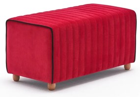 Taburet Mabel Pouf Roșu