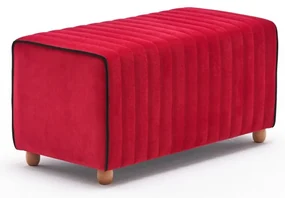 Taburet Mabel Pouf Roșu