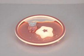 Brilagi - Lampă de plafon LED pentru copii BUNNY, 83W, 230V, 3000–6000K, reglabilă, cu telecomandă