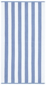 Prosop alb/albastru din bumbac 90x140 cm Stripe Jacquard – Bianca