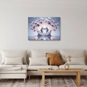 Tablou - Inimă de diamant (70x50 cm)