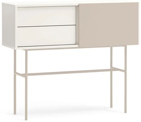 Masă consolă bej-crem 35x110 cm Nube – Teulat