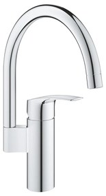 Baterie bucatarie Grohe Eurosmart 2021, pipa pivotanta,crom-33202003