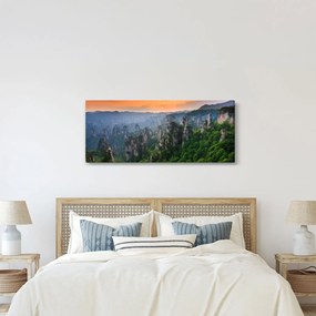 Tablou - Parcul forestier național Zhangjiajie (120x50 cm)