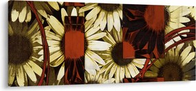 Tablou cu flori (120x50 cm)