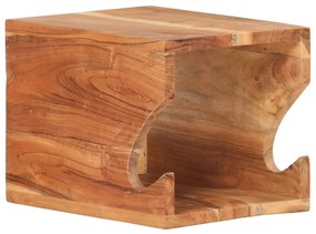 vidaXL Suport bicicletă de perete, 35 x 25 x 25 cm, lemn masiv acacia