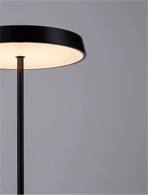 Lampa de podea LED design modern VETRO negru, D-40cm