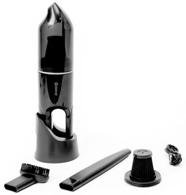 Aspirator auto portabil 75W, 2000 mAh, negru