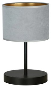 Veioza, lampa de masa design modern Hilde negru, gri