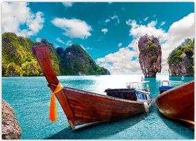 Tablou - Rai pe pământ (70x50 cm)