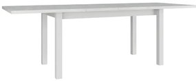 Masă sufragerie extensibilă Wodonas 90 x 160 240 II XL (Alb) (pentru 6-10 persoane). 1105417