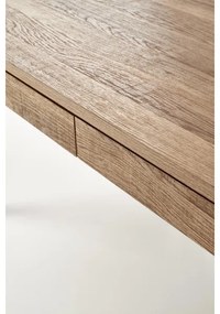 Măsuță de cafea TULUZA 41x120 cm nuc auriu/negru