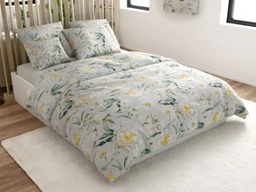 Lenjerie de pat din microfibra ELYSIA, gri deschis Dimensiune lenjerie de pat: 2 buc 70 x 80 cm | 160 x 200 cm