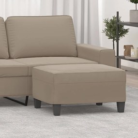 349361 vidaXL Taburet, gri taupe, 70x55x41 cm, microfibră