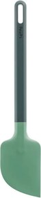 Spatula Lekue 1010186, 28,5 cm, Rezistenta la zgarieturi, 4/220 °C, Margine flexibila, verde