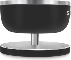 Cantar de bucatarie Smeg Collezione KSC01BLMWW, Pana la 5 kg/5 l, Functie TARA, Afisaj LED, Baza antiderapanta, Baterie reincarcabila, Negru mat