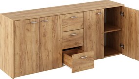 Dulap HUGOS 180, stejar craft auriu