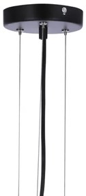Lustră pe cablu CALDERA 3xE27/60W/230V negru