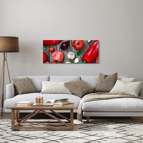 Tablou cu legume (120x50 cm)