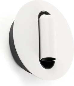 Aplica cu reader LED directionabil stil minimalist TIMIT alb