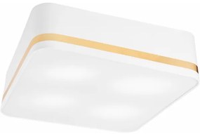 Plafonieră SIRJA SQUARE 4xE27/60W/230V 45x45 cm alb