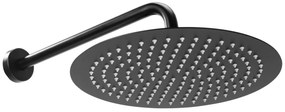 Baterie de dus incastrata Lungo Miler negru mat