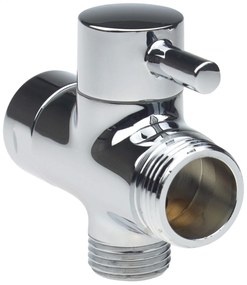 Comutator de dus, pentru coloane de dus, 2 functii, crom Deante