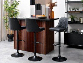 Scaun Haire (lemn negru + negru). 1110584
