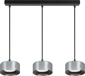 Brilagi - lustru LED RGB reglabil AURA LUX 3xGX53/14W/230V Wi-Fi Tuya negru/fumuriu