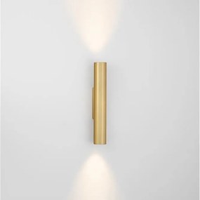 Aplica LED iluminat sus si jos RIVETA auriu mat