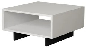 Măsuță de cafea HOLA 32x60 cm albă/neagră