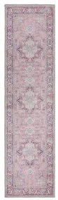 Covor tip traversă roșu deschis lavabil din amestec de fibre reciclate 60x230 cm Windsor – Flair Rugs