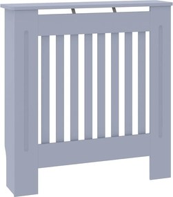 vidaXL Capac pentru radiator Gri 78 x 19 x 81,5cm Lemn compozit