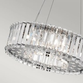 Lustră LED pentru baie Kichler KL-CRYSTAL-SKYE-P-A CRYSTAL SKYE 6xG9/3W/230V IP44