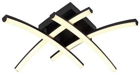 Plafonieră LED/24W/230V 3000K negru