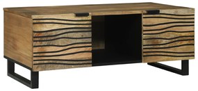 vidaXL Masă de cafea Maro și negru 100 x 54 x 40 cm