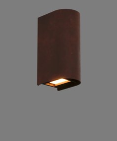 Aplica LED iluminat exterior IP65 Badia corten