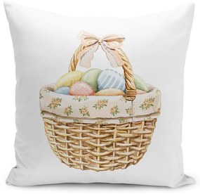 Față de pernă 43x43 cm cu model de Paști – Mila Home