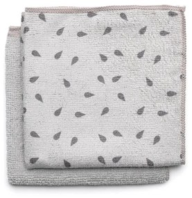 Set 2 prosoape din microfibra Brabantia SinkSide 1000217, 30x30 cm, Poliester, Gri deschis