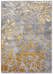 Covor gri modern exclusivist cu motiv auriu Lăţime: 80 cm | Lungime: 150 cm