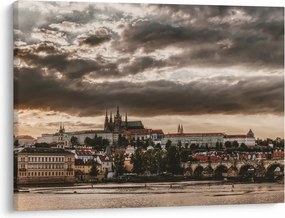 Tablou - Praga înnorită (70x50 cm)
