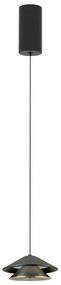 Pendul LED modern 7W BLACK-BRUSHED NICKEL ZB-25348