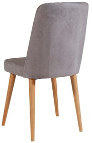 Scaun de sufragerie Stormi Grey and Atlantic Pine