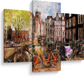 Tablou - Amsterdam, pictură (90x60 cm)