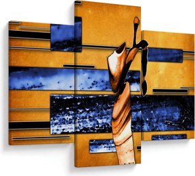 Tablou picturii abstracte (90x60 cm)